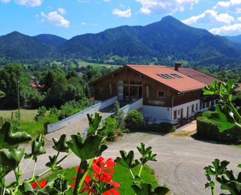 Vogelnest Aussicht auf Lenggries