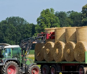 Mit dem Traktor unterwegs