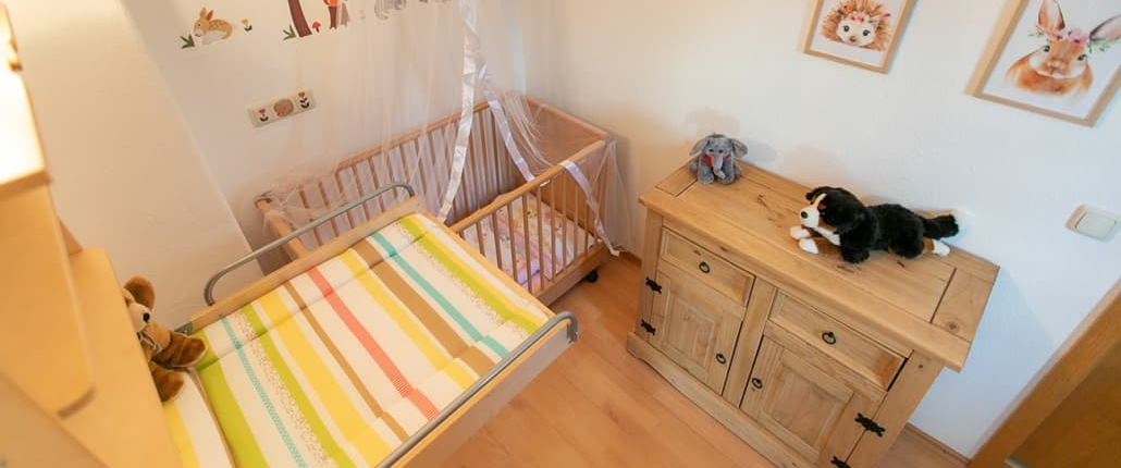 Lenggriesblick Babyzimmer