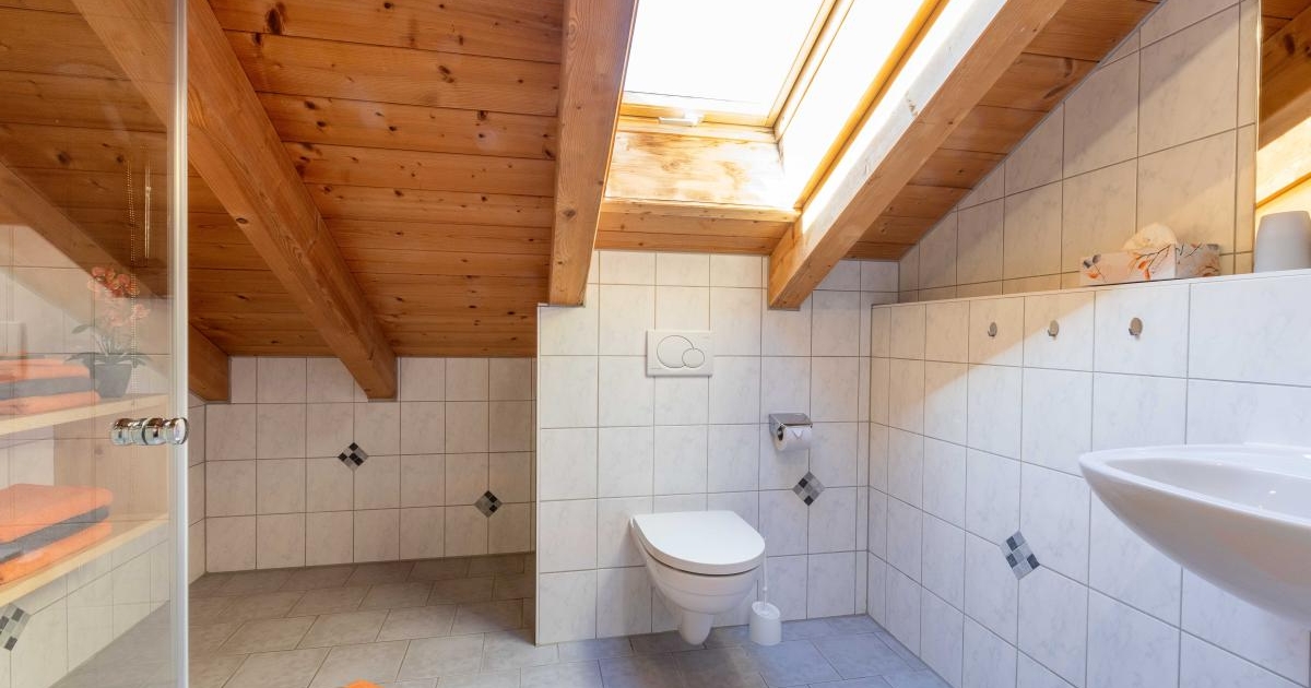 Weiteres Badezimmer der Ferienwohnung Panorama Blick in Lenggries