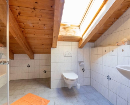 Weiteres Badezimmer der Ferienwohnung Panorama Blick in Lenggries